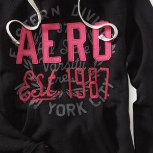 Aeropostale Womens Aero EST
1987 Popover Hoodie Sweatshirt US XL